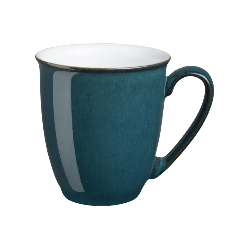 024010018 Greenwich Teal Coffee Mug (12x9x10cm) 330ml - Image 1