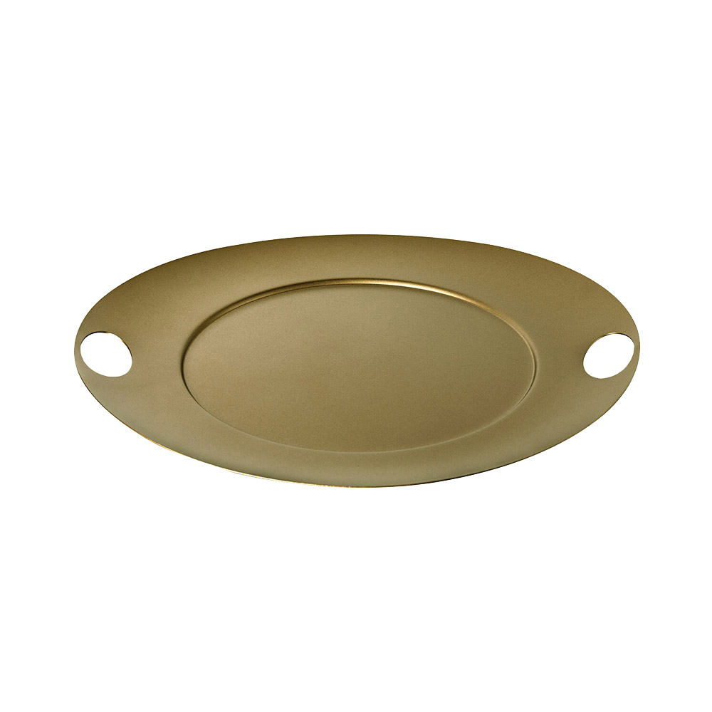 0722020590452-1-1 Mepra Atmosfera Saturno Gold Serving Tray - Image 1