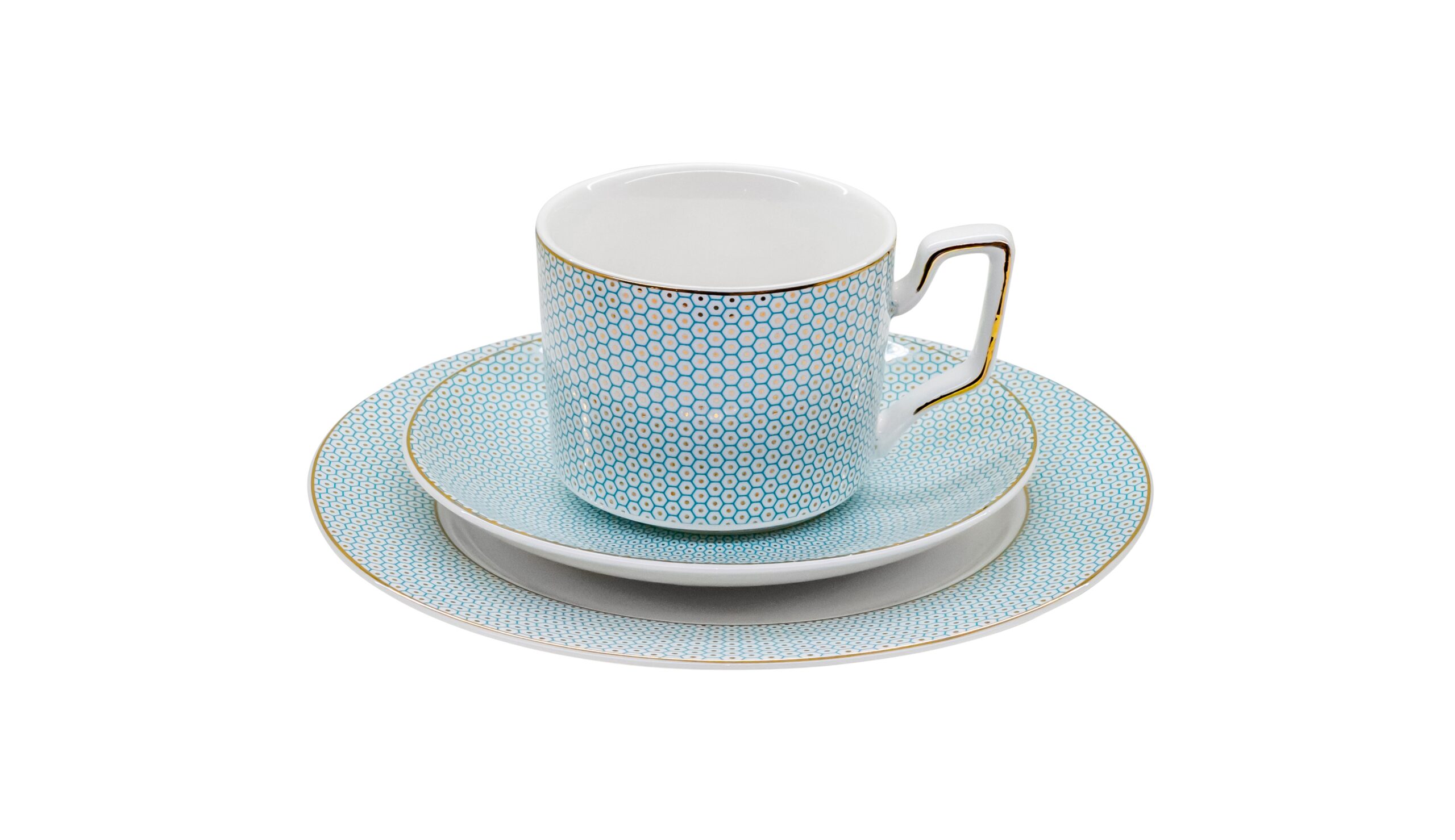 1128 Rossetti Serpentina Tea Cup Set (3 Pieces) - Image 1
