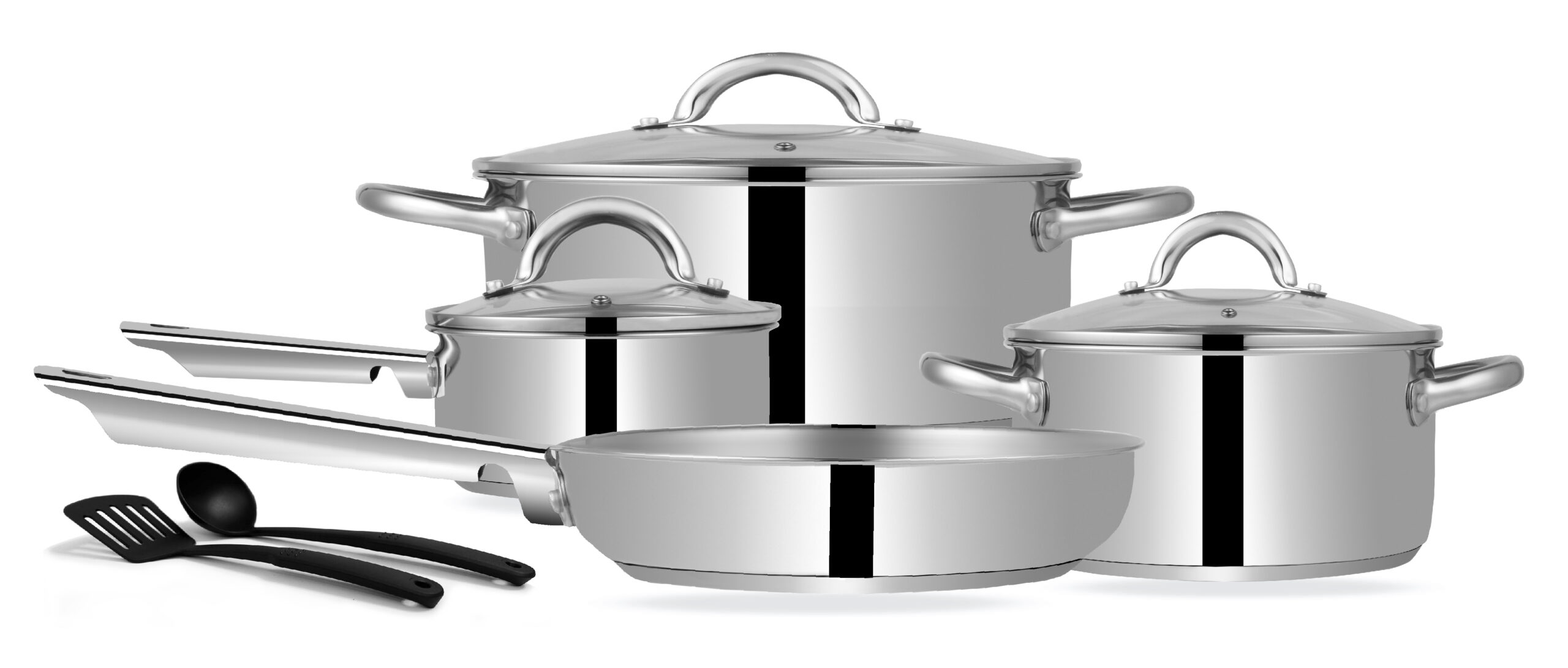 1386 Rossetti Toscana Stainless Steel Cookware Set (9 Pieces) - Image 1