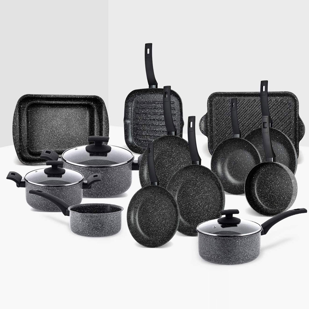 1390 Rossetti Elementi Natura Ceramic Cookware Set (17 Pieces) - Image 1