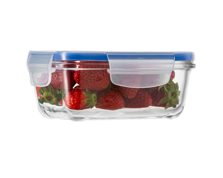 1406 9920 Super Block Rectangle Glass Food Container Small (17x13x7cm) - Image 1