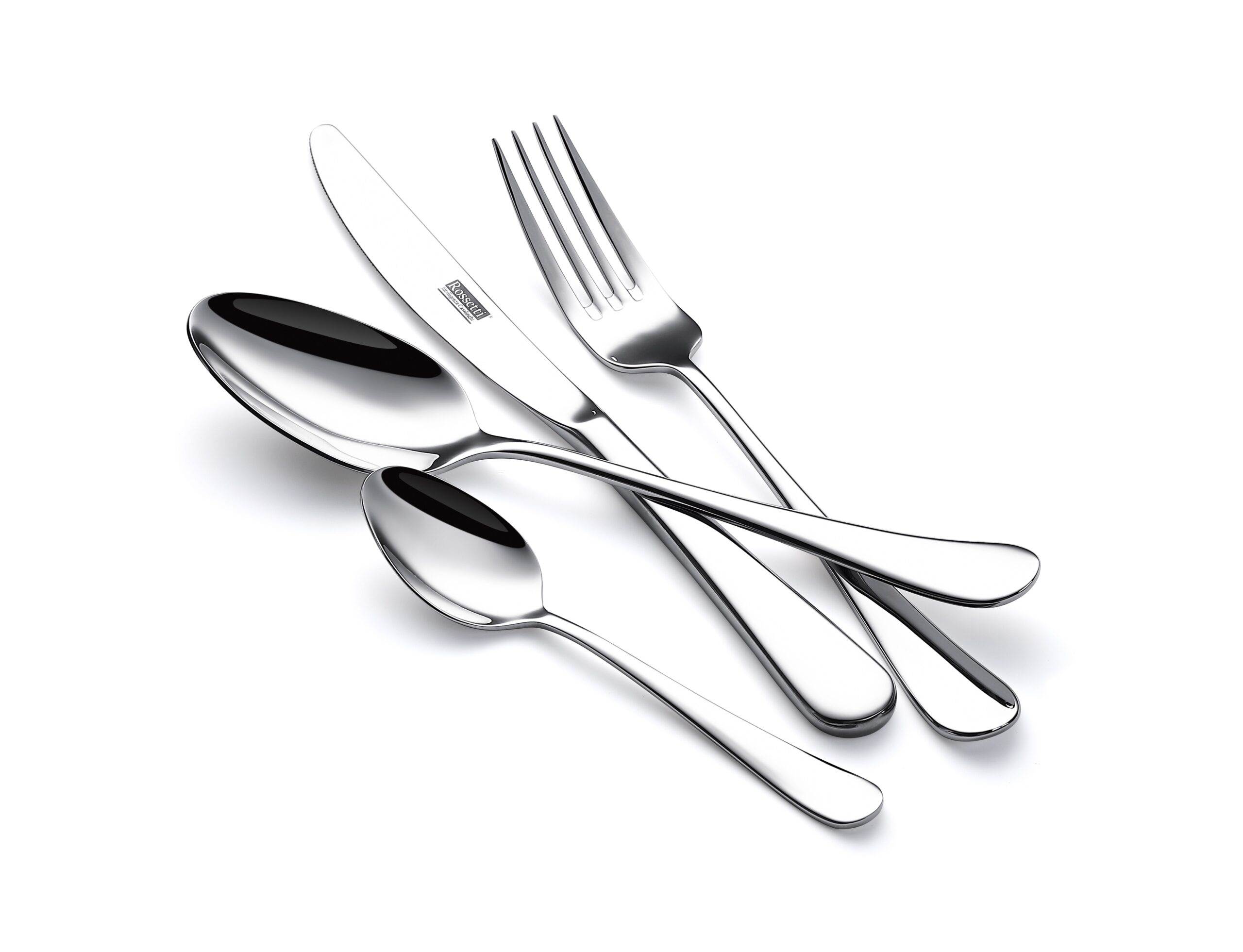 1492 Rossetti Natura Stainless Steel Cutlery Set Mirror Polish (24 Pieces) - Image 1