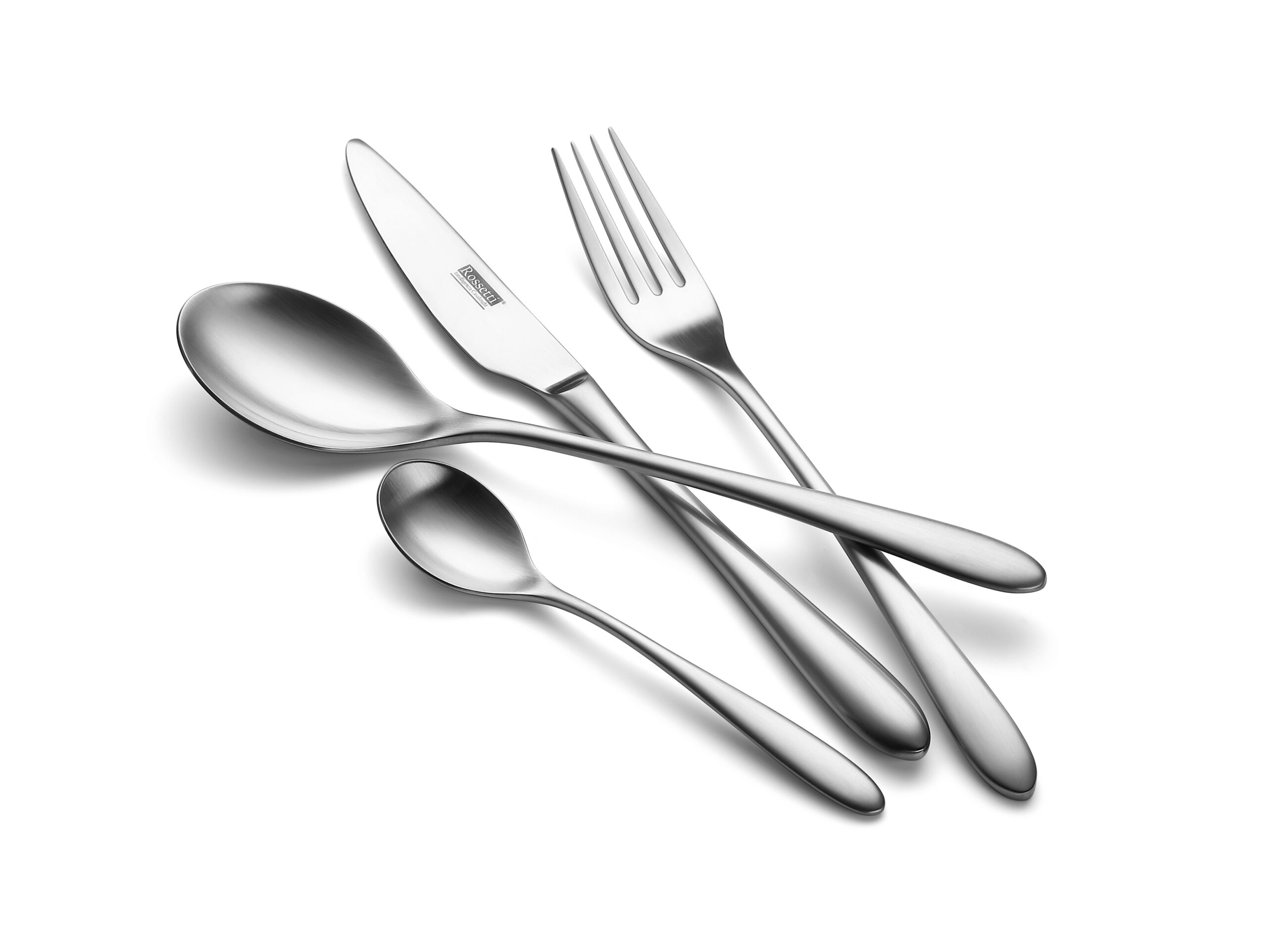 1496 Rossetti Monte Frost Stainless Steel Cutlery Set (24 Pieces) - Image 1