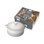 Denby Natural Canvas Cast Iron Round Casserole Dutch Oven (24x24x16.5cm) 4000L