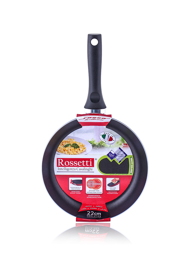 2 - Frypan 22cm - Art Code 1296 Rossetti Rosso Red Frypan (22cm) - Image 1