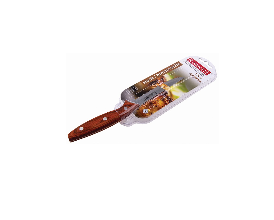 # 2187 - AZZURA - 13cm (5_) Steak Knife - Wood Rossetti Azzura Wood Steak Knife (13cm) - Image 1