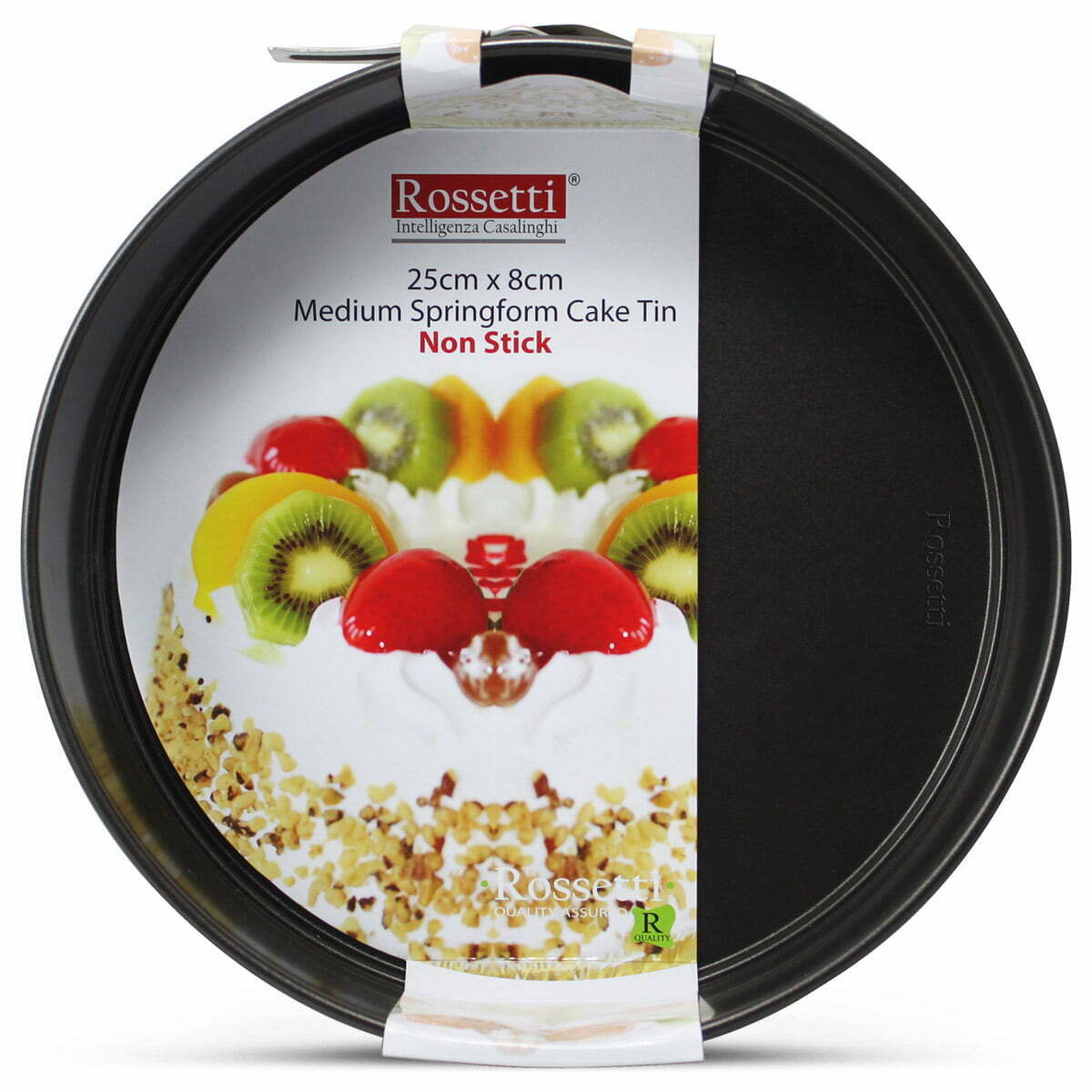 3140 Rossetti Non-Stick Medium Springform Cake Tin (25x8cm) - Image 1