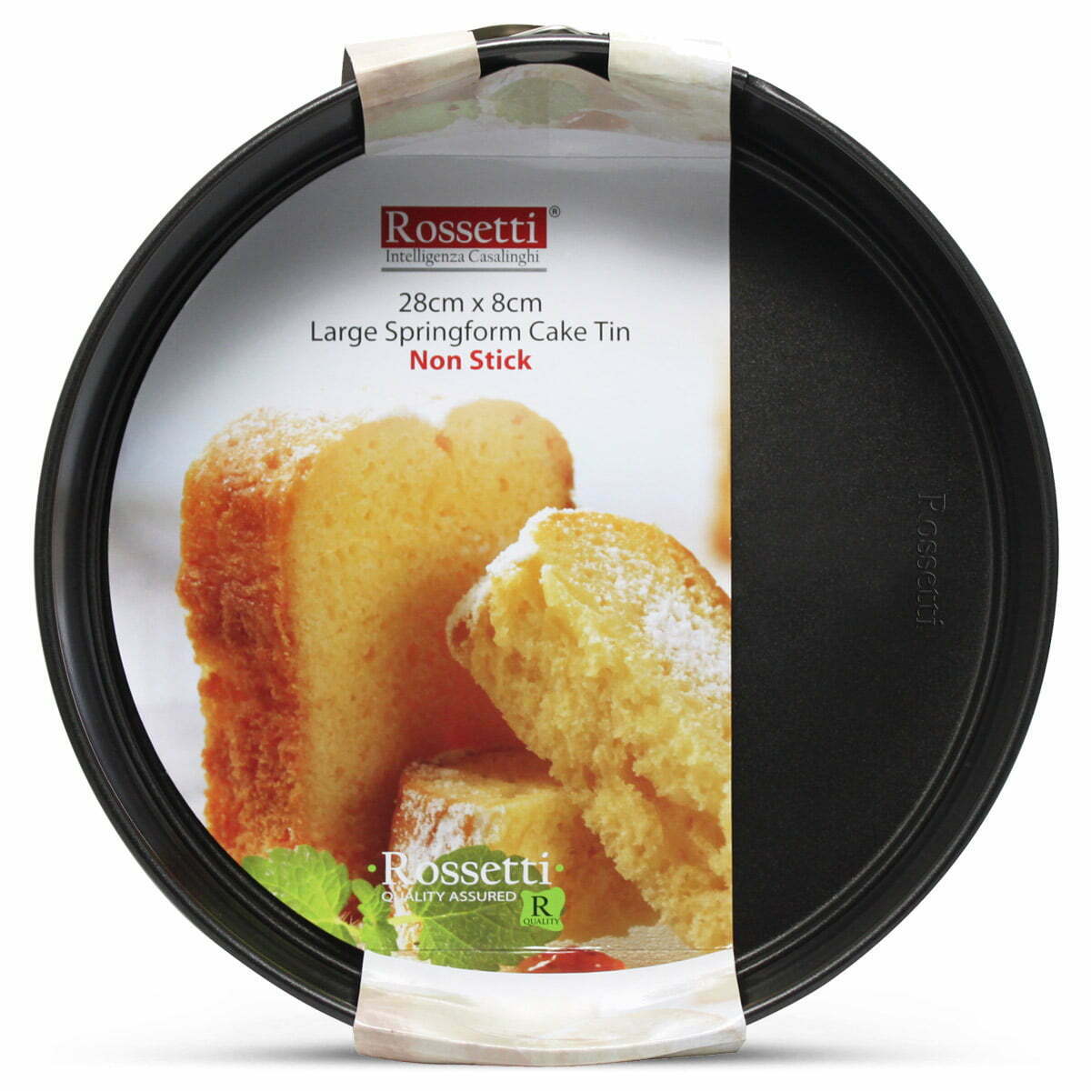 3141 Rossetti Non-Stick Large Springform Cake Tin Bakeware (28x8cm) - Image 1