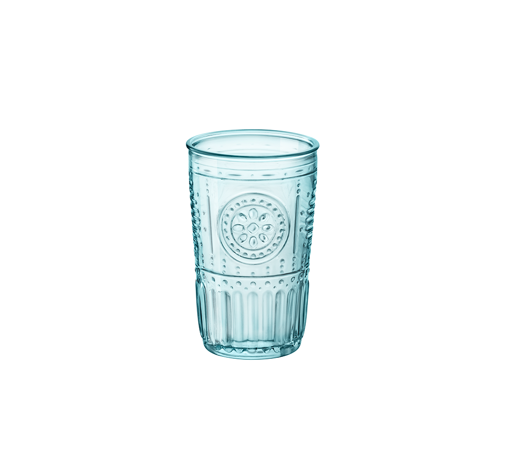 335944GRS021522 Romantic Blue Water Glass Cooler 475ml - Image 1
