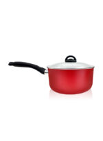 Rossetti Rosso Red Saucepan with Glass Lid (20cm) - Image 2