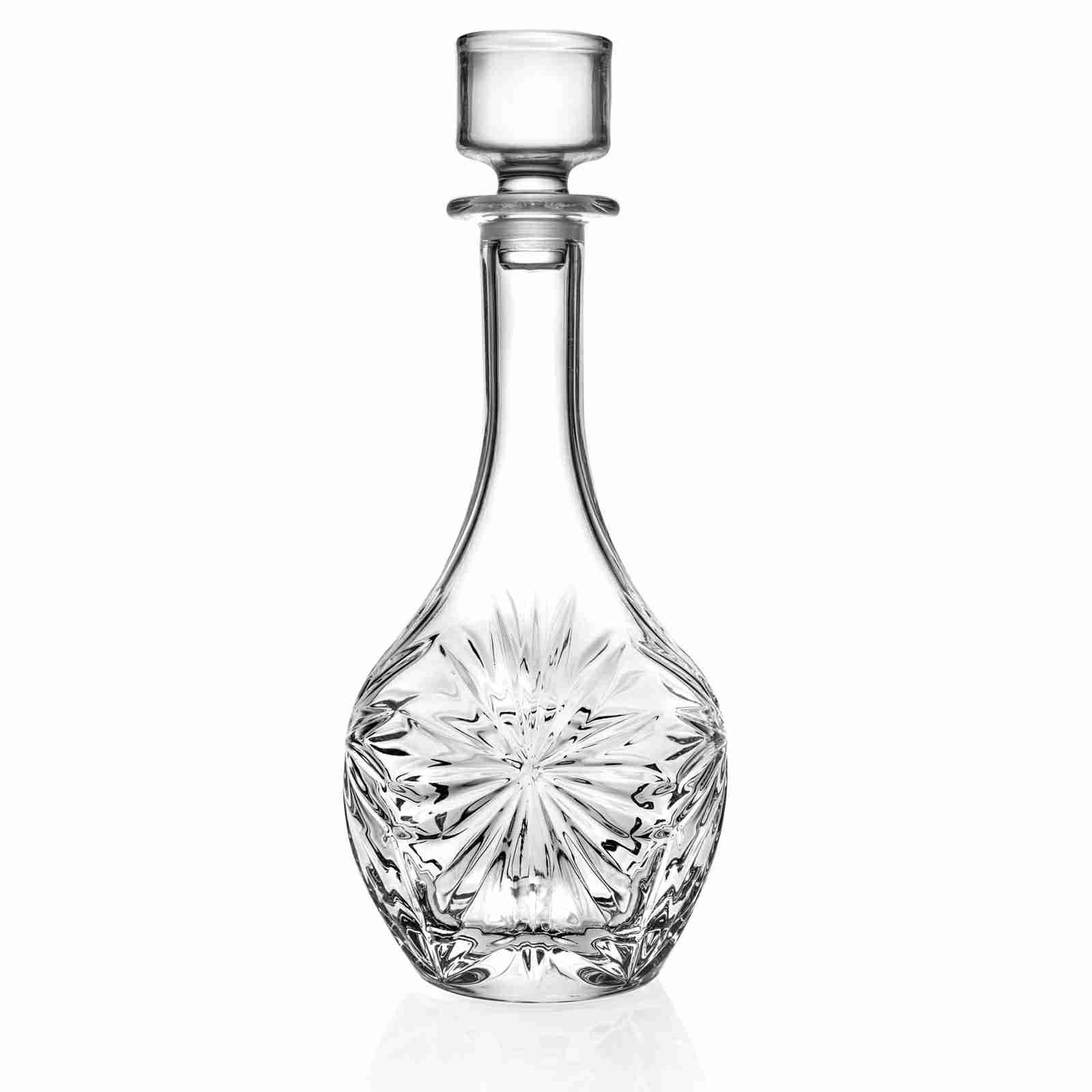 5154102010 RCR Oasis Round Glass Decanter Bottle 1L - Image 1