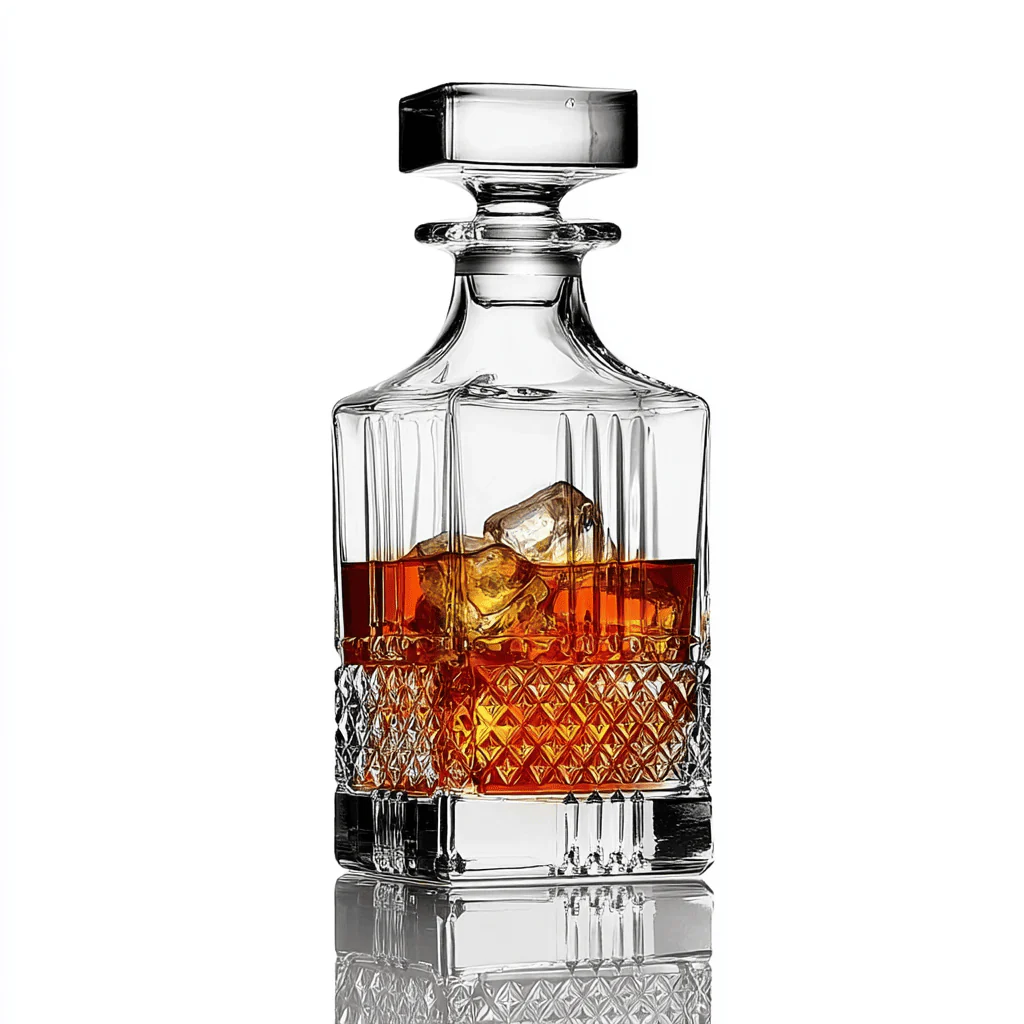 5159202010 RCR Brillante Glass Whisky Bottle Decanter 770ml - Image 1