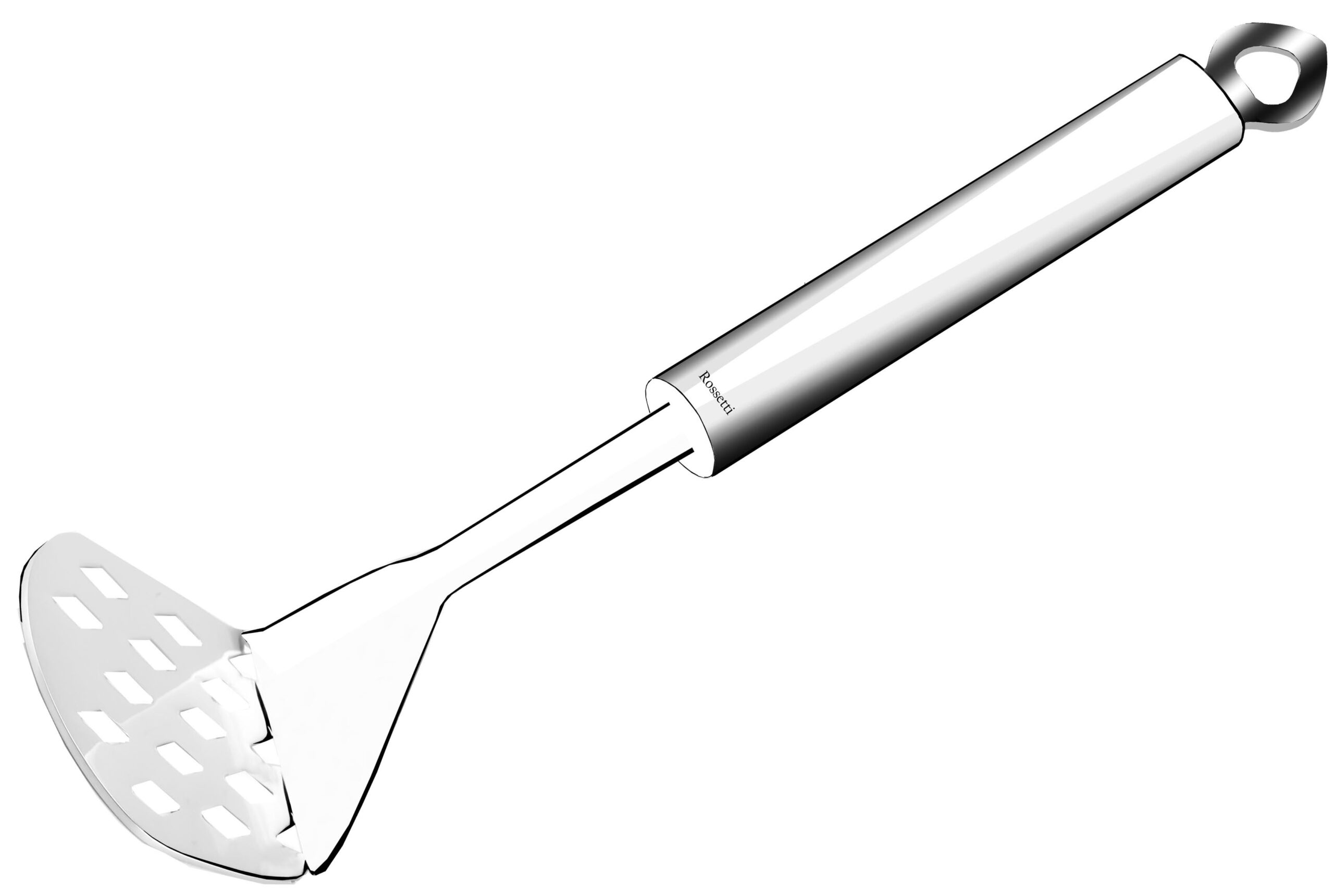#6054 SS Potato Masher Rossetti Shokin Stainless Steel Potato Masher - Image 1