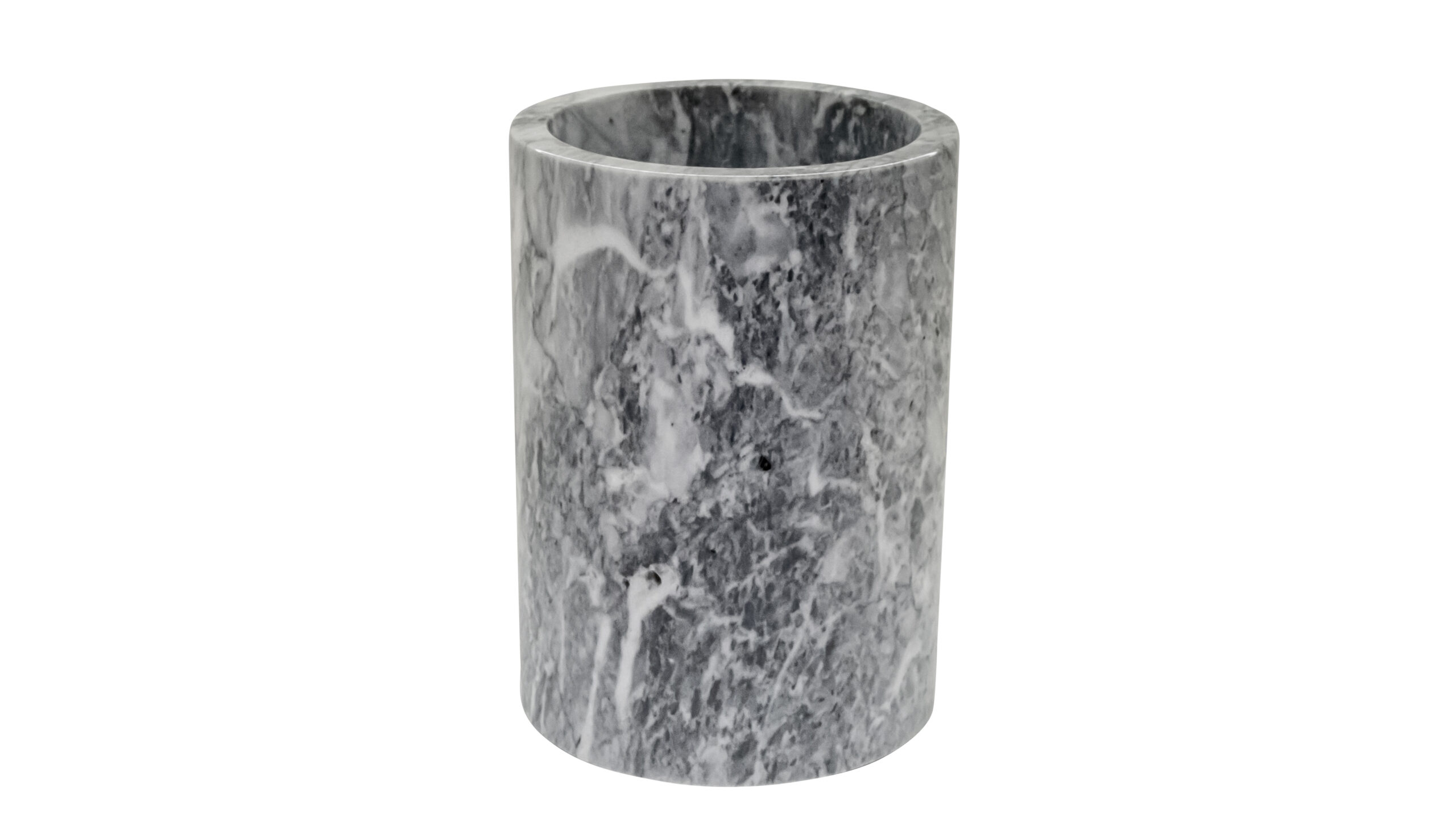6920 Rossetti Waterfall Grey Marble Wine Cooler & Utensil Holder (13x18cm) - Image 1