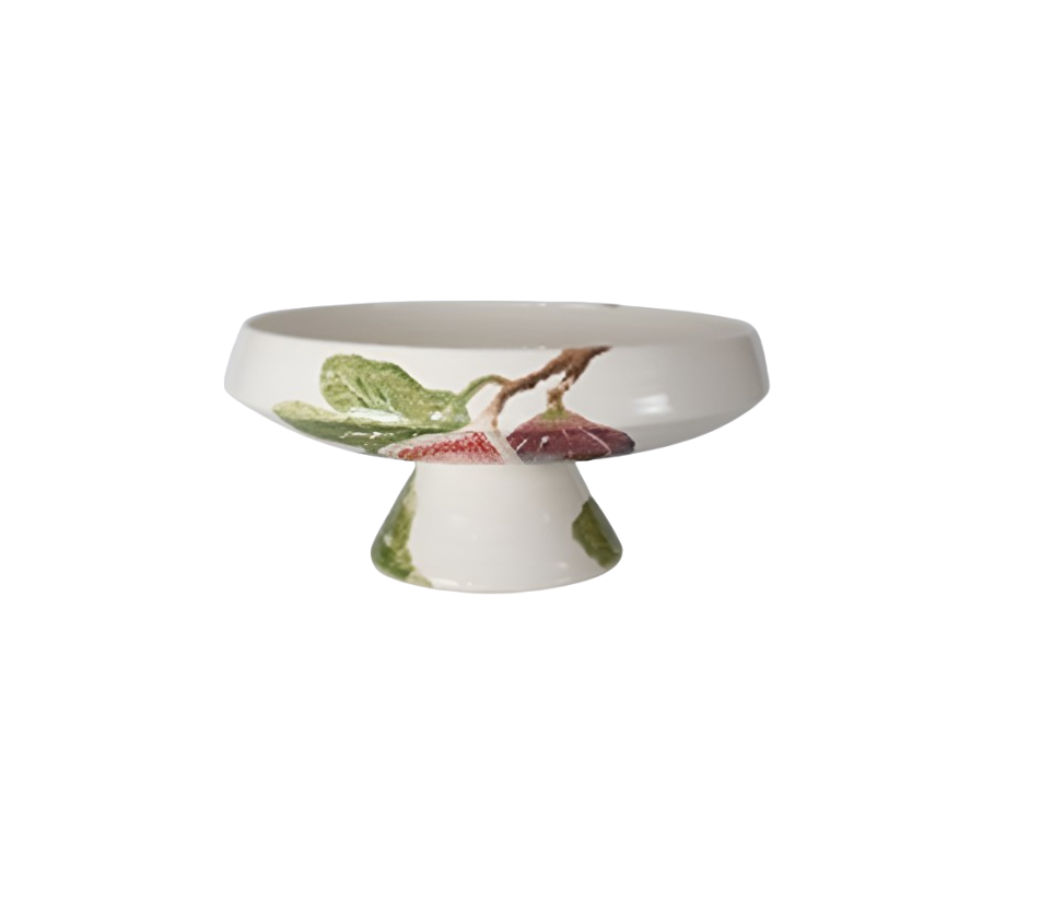 6946 Rossetti Fig Footed Fruit Bowl (32.5x15.5cm) - Image 1