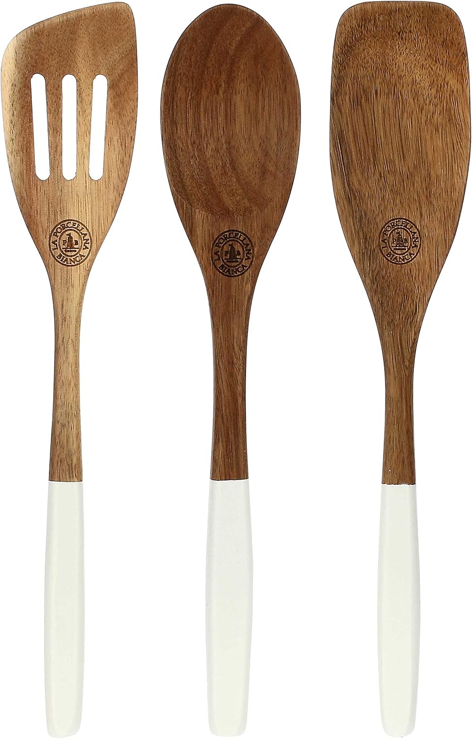 8018594568525 Libeccio Wooden Spatula, Spoon, & Turner (Set of 3) - Image 1