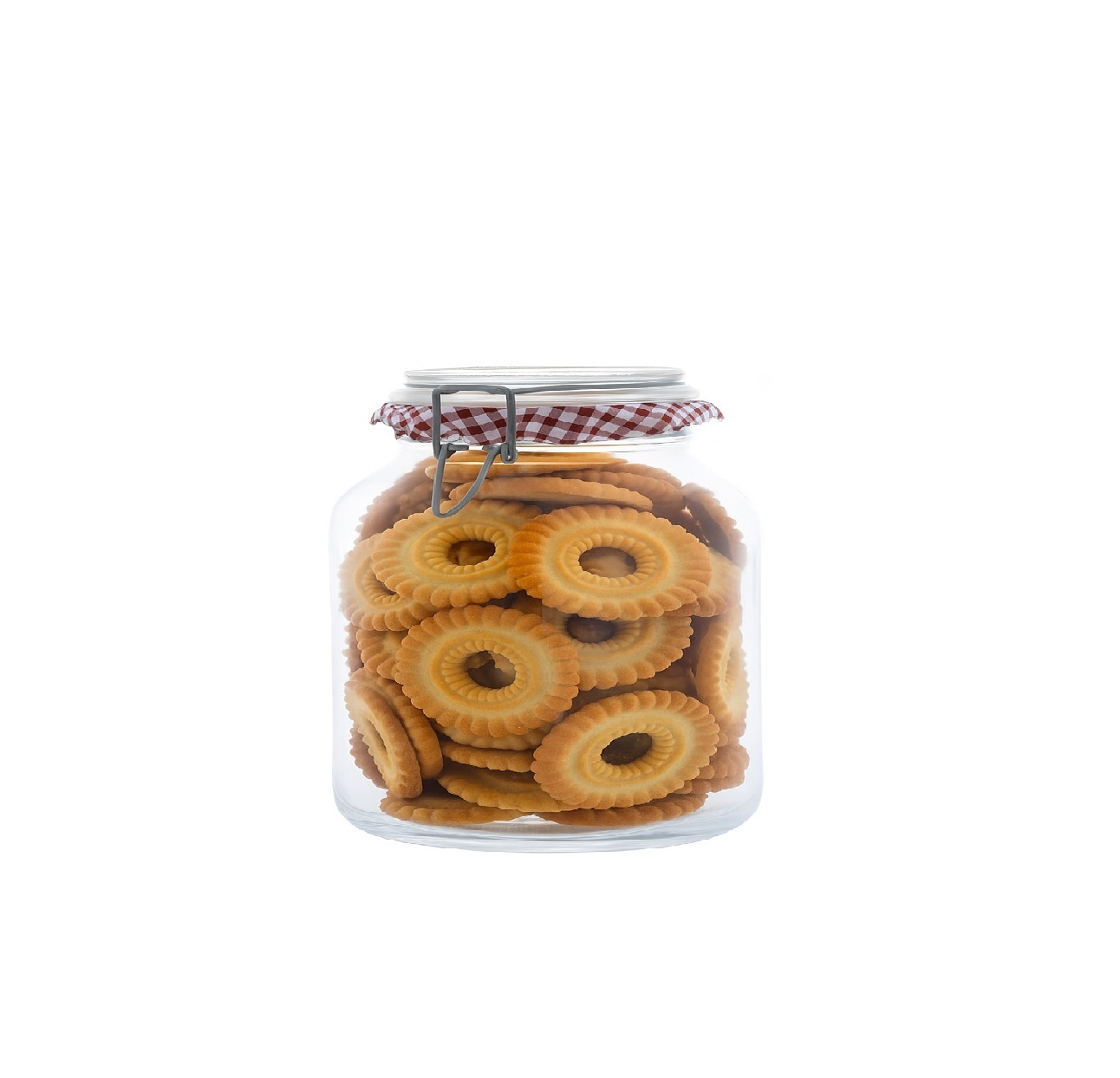 9015 Rossetti Retro Glass Jar (17x12.5cm) 1.7L - Image 1