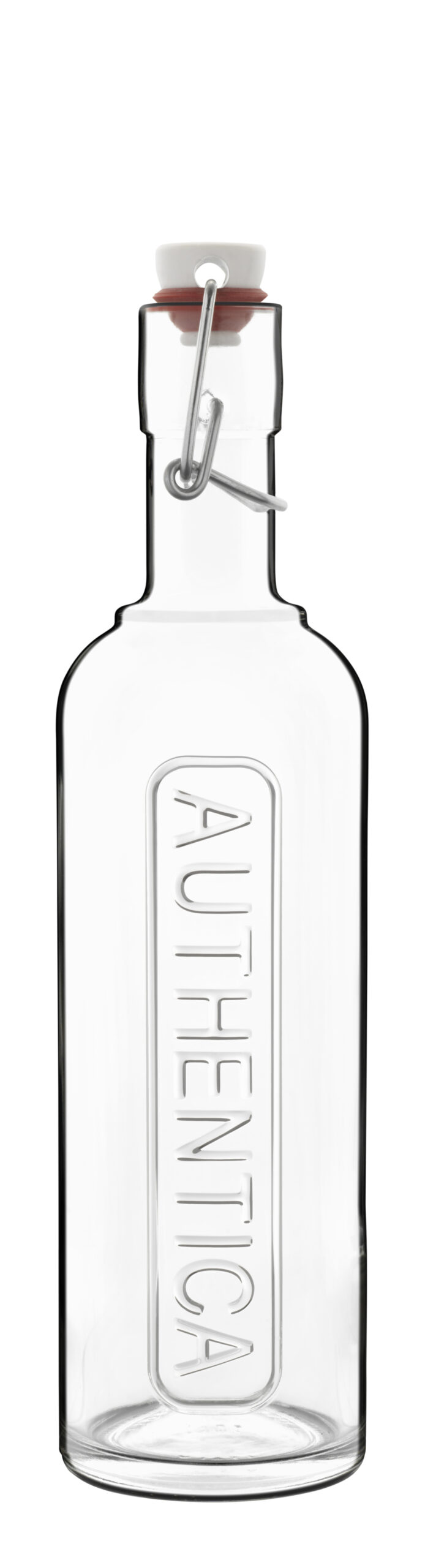 A12207MDS22L990 Luigi Authentica Clear Glass Bottle with Airtight Stopper 500ml - Image 1