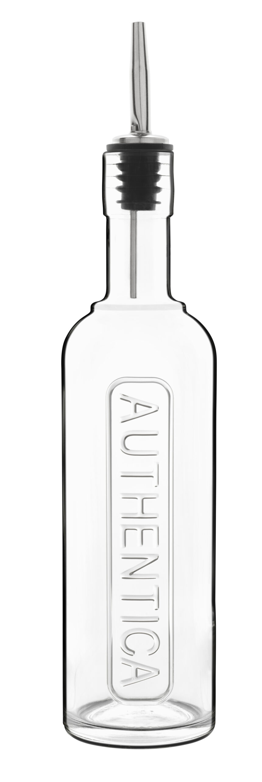 A12207MVB22L990 Luigi Authentica Glass Oil & Vinegar Bottle with Pourer 500ml - Image 1