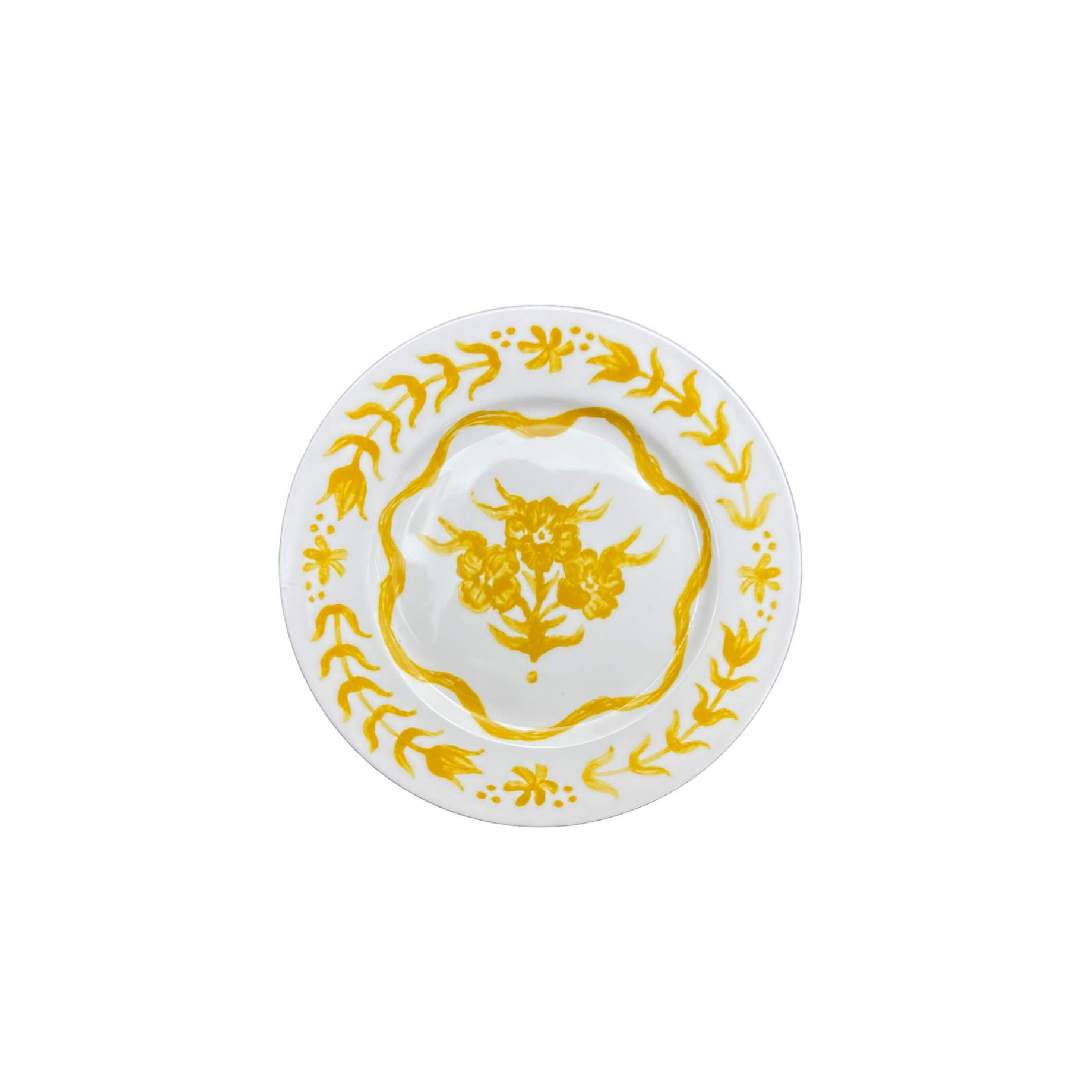 C144-3 Rossetti Palais Dusultan Orange Dessert Plate (8 Inch) - Image 1