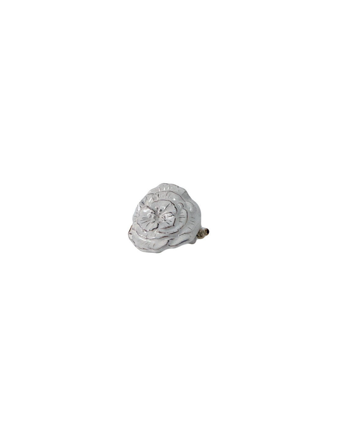 F236AC-6@GC Virginia Grey Rose Napkin Ring (7cm) - Image 1