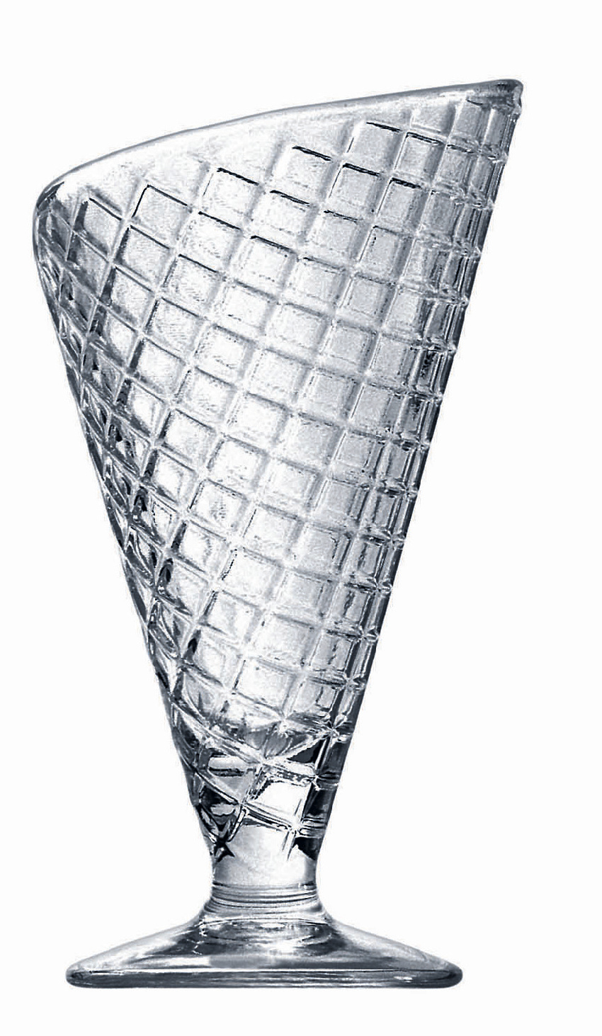 MainDocument 1717310 Gelato Wafer Glass Ice Cream Cone 210ml - Image 1