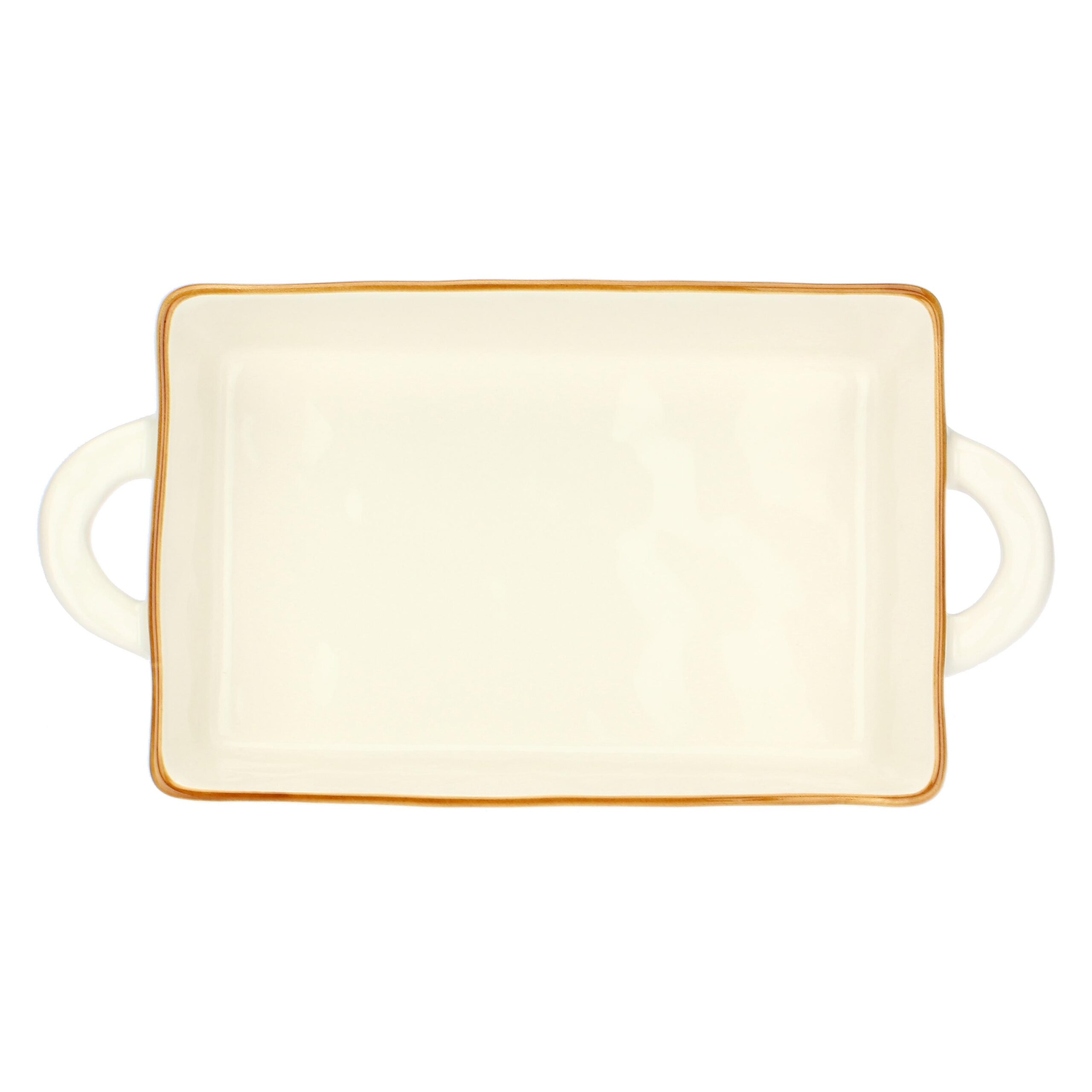 U20159631A80-01 Concerto Creme Stoneware Oven Dish (29x15x6cm) - Image 1