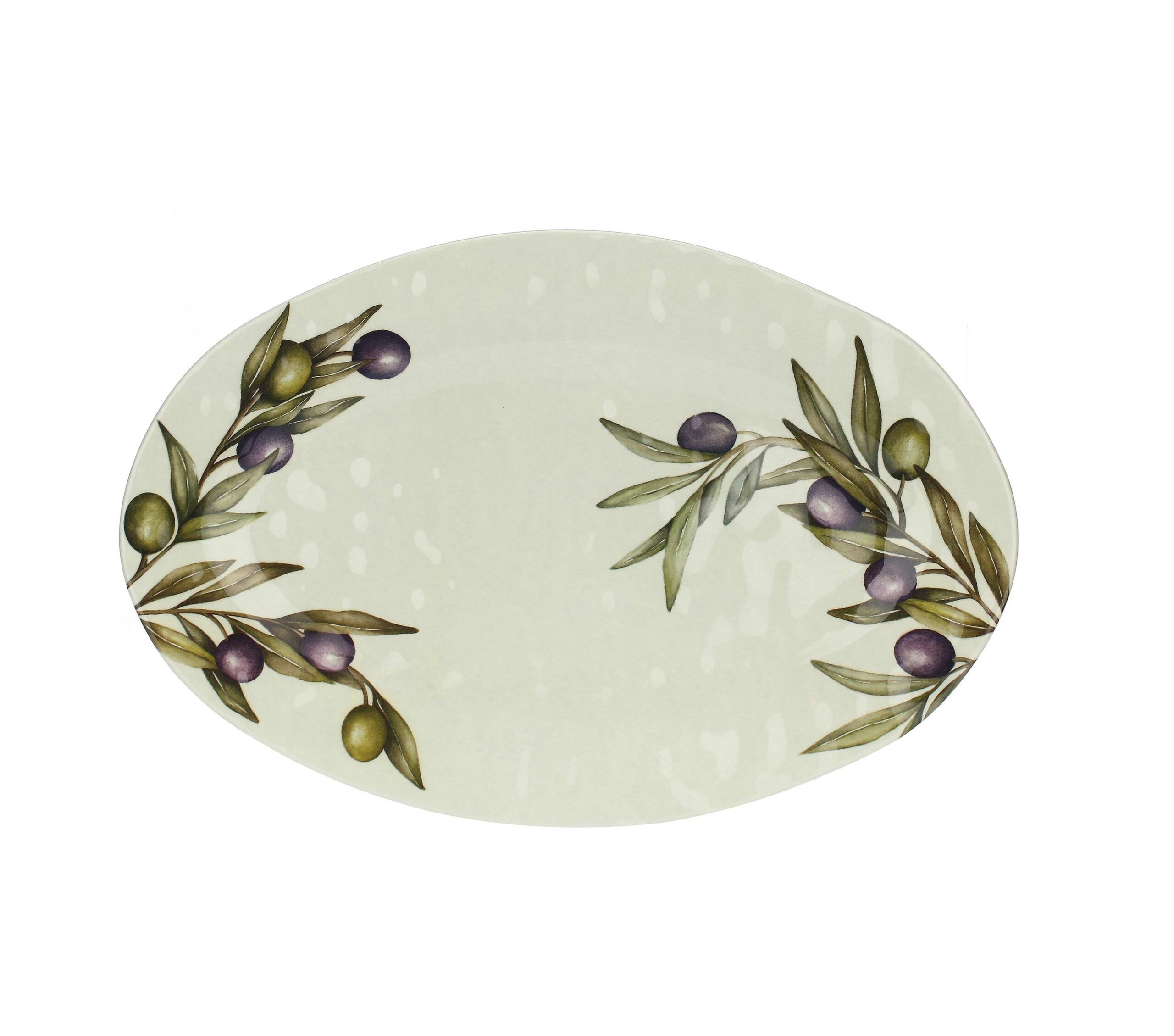 U20166626P00-02 Olyvia Oval Melamine Platter (45x30cm) - Image 1