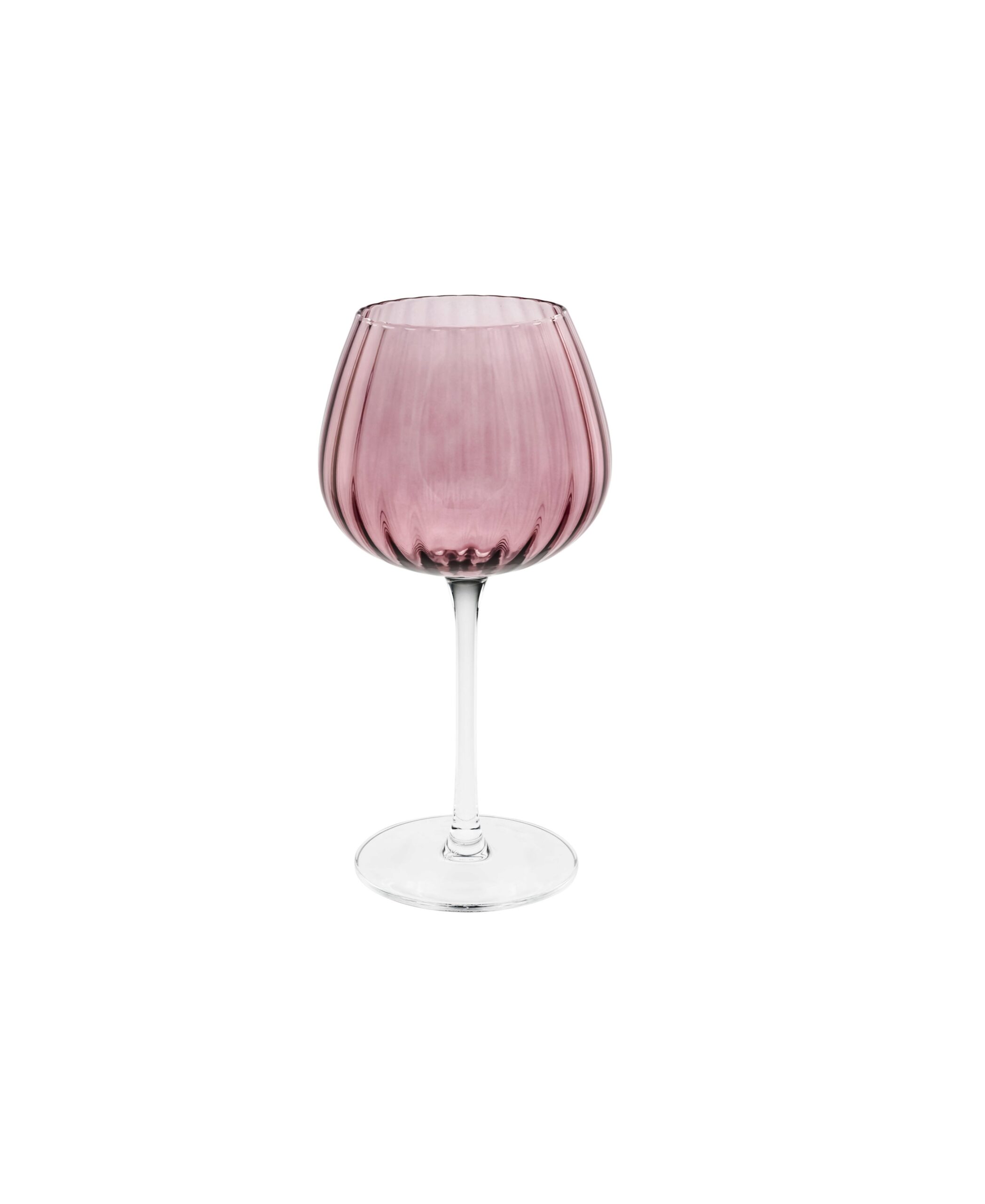 U20177611A93 Prismia Pink Goblet Drinking Glass 460ml - Image 1