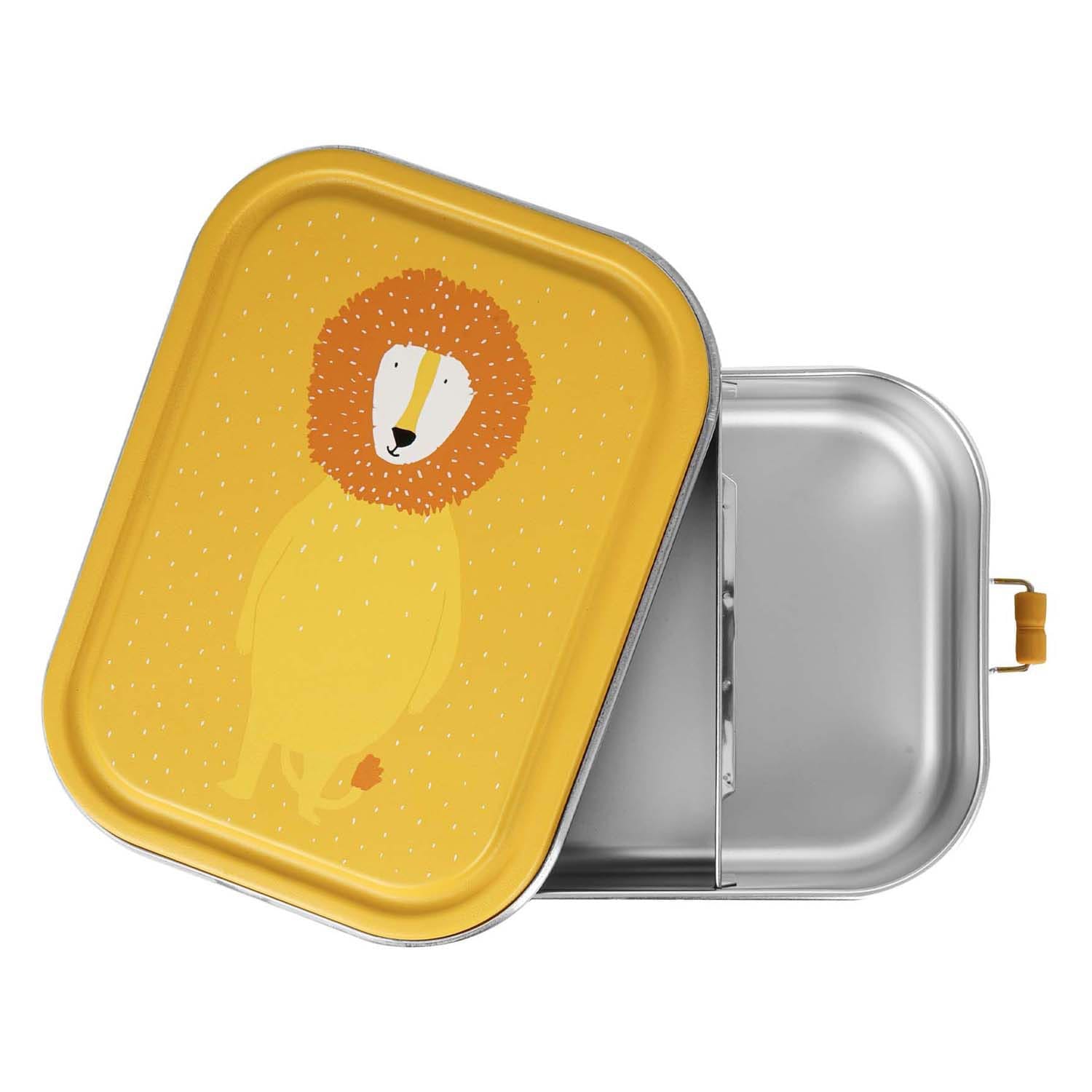 WhatsApp Image 2026-06-13 at 12.22.39 PM Mr Lion Stainless Steel Lunchbox with Fixed Divider for Kids (20x19x6cm) - Image 1